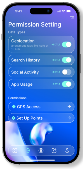 DataLoot Mobile Interface 2